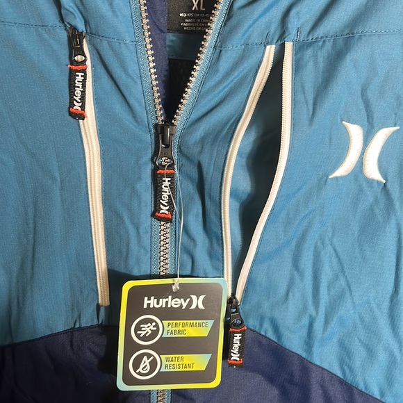 NEW Hurley phantom blue coat jacket sz XL boys (94) - Picture 3 of 4